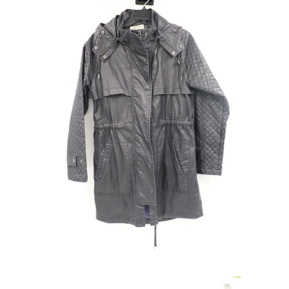 current elliott women’s 1 The Bridgeport parka navy hooded coated sherpa lining‎